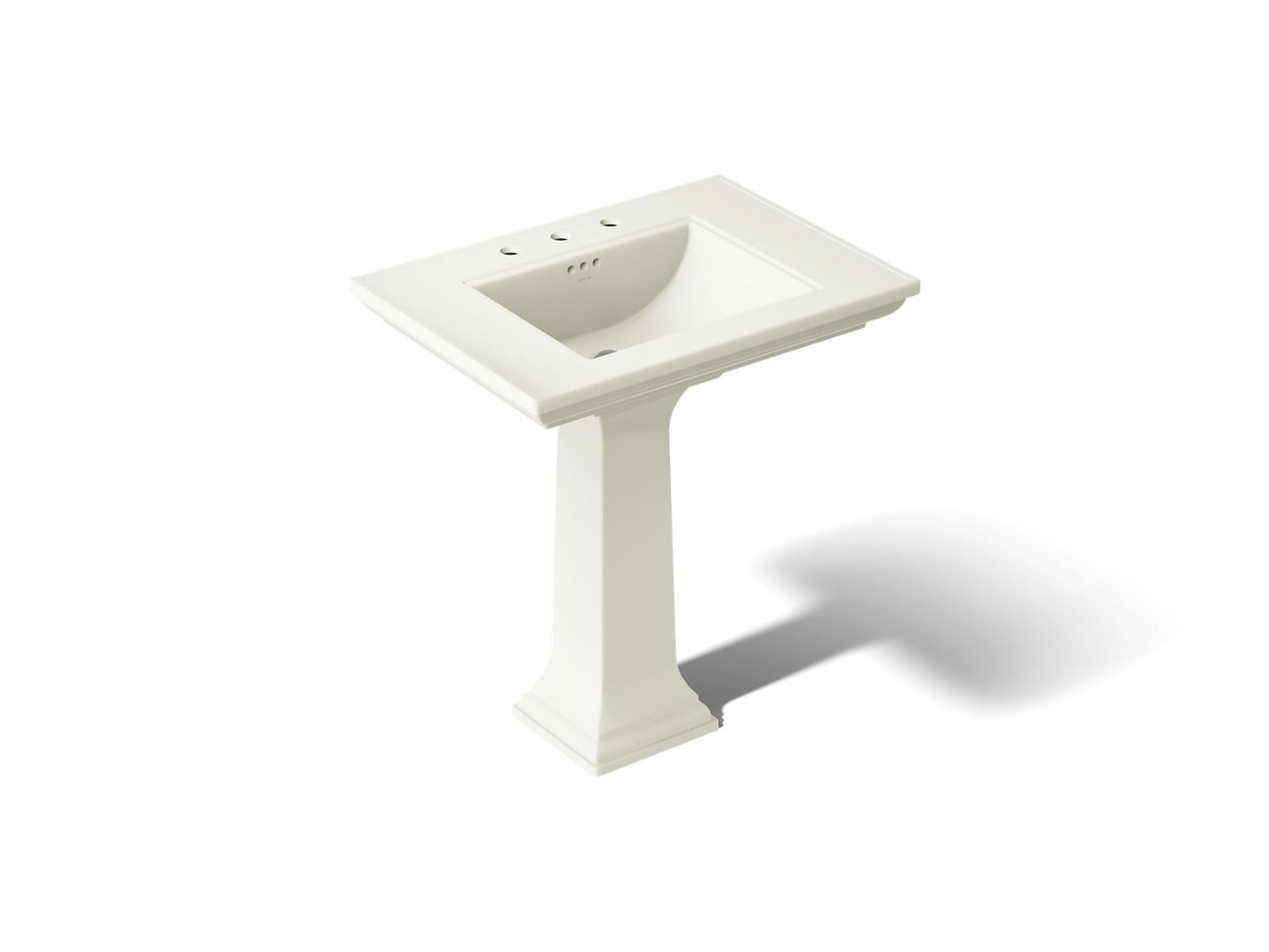 KOHLER K-2268-8 Memoirs Stately 30-3/4" rectangular pedestal bathroom sink