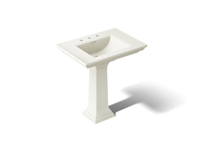 KOHLER K-2268-8 Memoirs Stately 30-3/4" rectangular pedestal bathroom sink