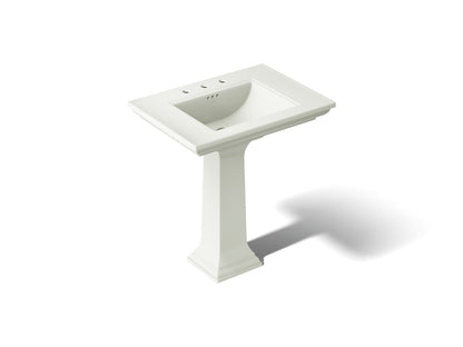KOHLER K-2268-8 Memoirs Stately 30-3/4" rectangular pedestal bathroom sink