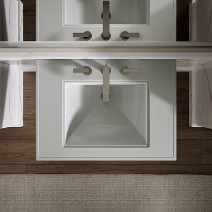 KOHLER K-2268-8 Memoirs Stately 30-3/4" rectangular pedestal bathroom sink