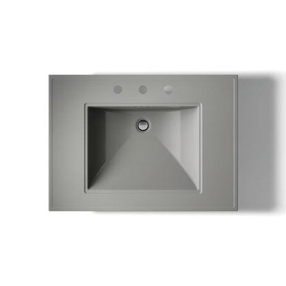 KOHLER K-2268-8 Memoirs Stately 30-3/4" rectangular pedestal bathroom sink