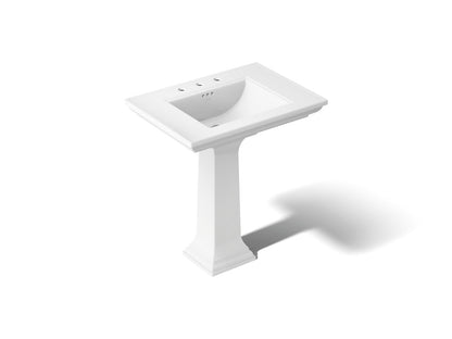 KOHLER K-2268-8 Memoirs Stately 30-3/4" rectangular pedestal bathroom sink