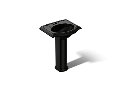 KOHLER 2286-4 Devonshire 24" pedestal bathroom sink with 4" centerset faucet holes