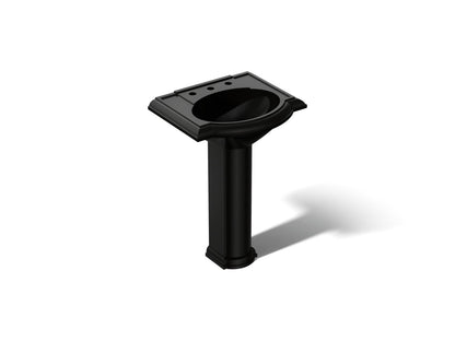 KOHLER 2286-8 Devonshire 24" pedestal bathroom sink with 8" widespread faucet holes