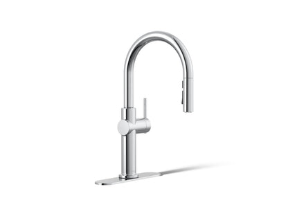 KOHLER K-22972 Crue Pull-down kitchen sink faucet with three-function sprayhead