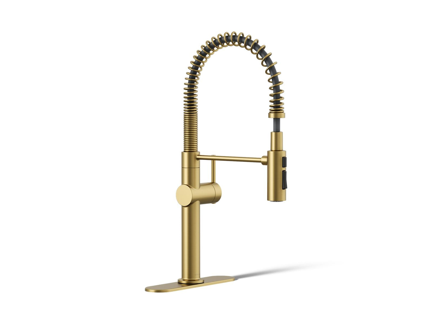 KOHLER K-22973 Crue Semi-professional kitchen sink faucet with three-function sprayhead