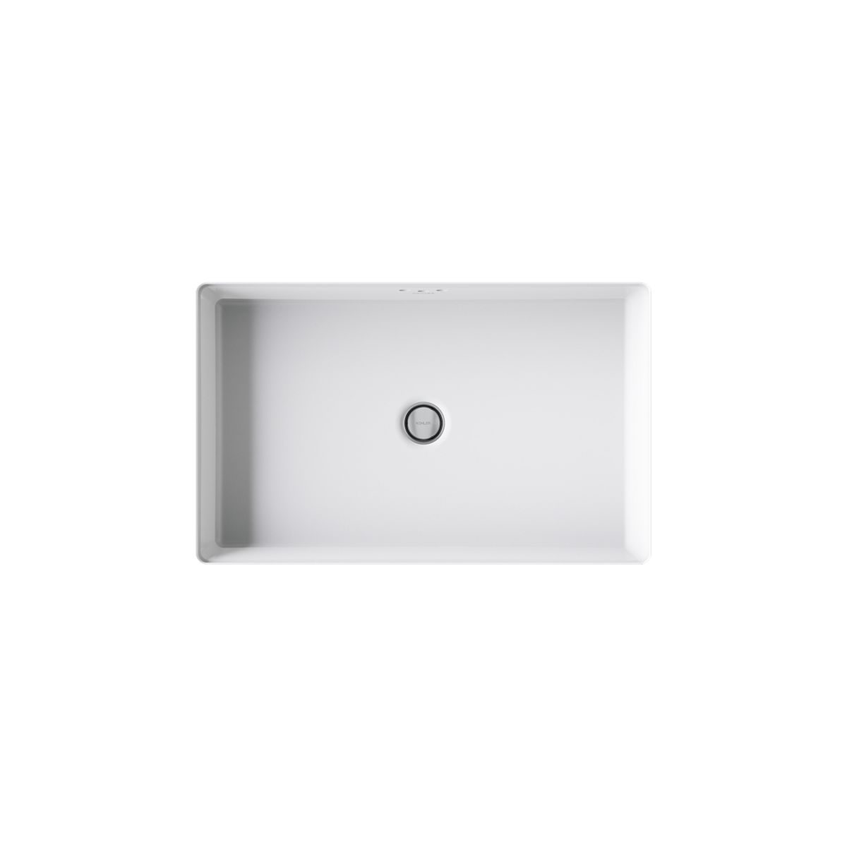KOHLER K-2297-G Kathryn 24" rectangular undermount bathroom sink with glazed underside