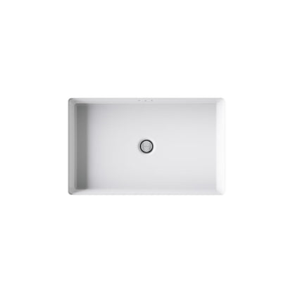KOHLER K-2297-G Kathryn 24" rectangular undermount bathroom sink with glazed underside