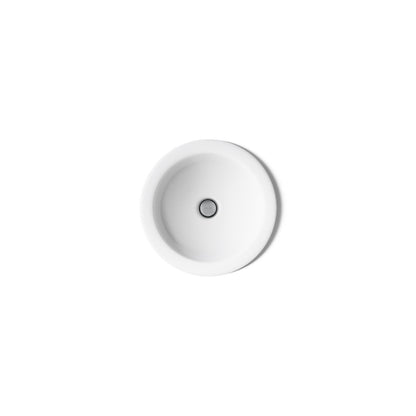 KOHLER K-2298 Compass 13-1/4" round drop-in/undermount bathroom sink, no overflow