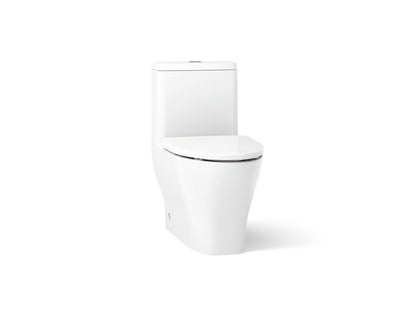 KOHLER K-23188 Reach Curv One-piece compact elongated toilet with skirted trapway, dual-flush
