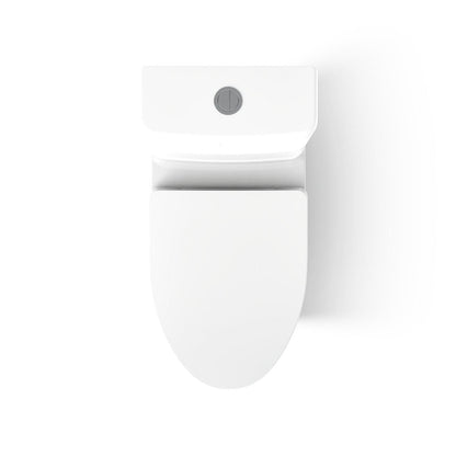 KOHLER K-23188 Reach Curv One-piece compact elongated toilet with skirted trapway, dual-flush