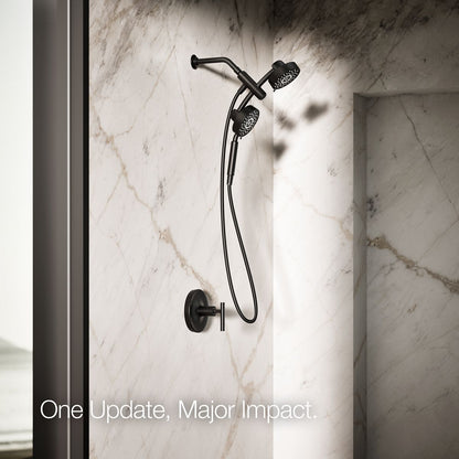KOHLER K-23219-G Purist 2-in-1 multifunction 1.75 gpm shower combo kit