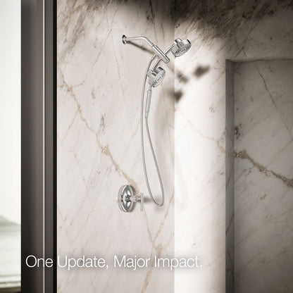 KOHLER K-23219-G Purist 2-in-1 multifunction 1.75 gpm shower combo kit