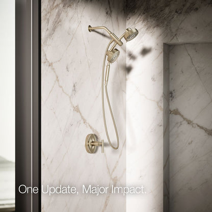 KOHLER K-23219-G Purist 2-in-1 multifunction 1.75 gpm shower combo kit
