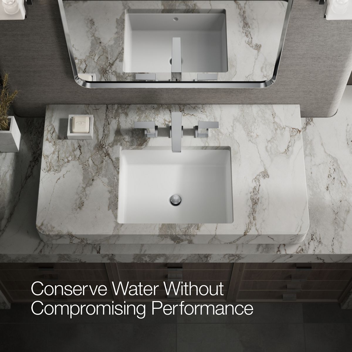 KOHLER K-23255-4 Honesty Widespread bathroom sink faucet, 1.2 gpm