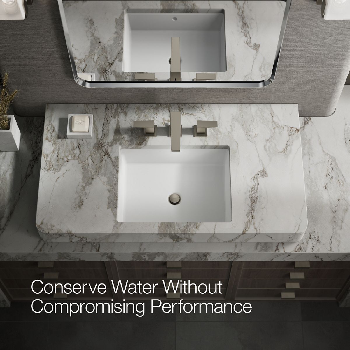 KOHLER K-23255-4 Honesty Widespread bathroom sink faucet, 1.2 gpm