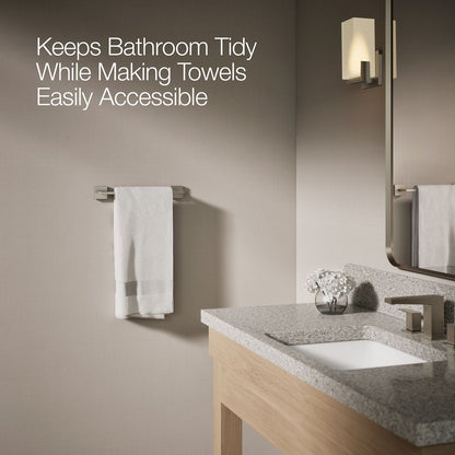 KOHLER K-23286 Square 12" towel bar