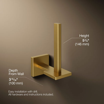 KOHLER K-23289 Square Vertical toilet paper holder