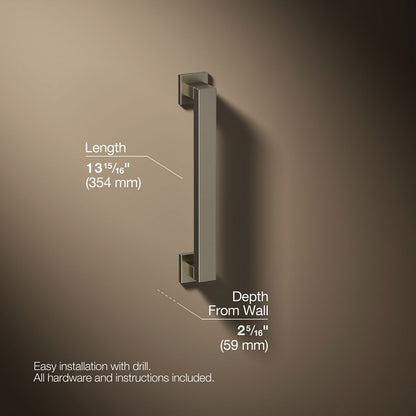 3/4 view of product with dimensions