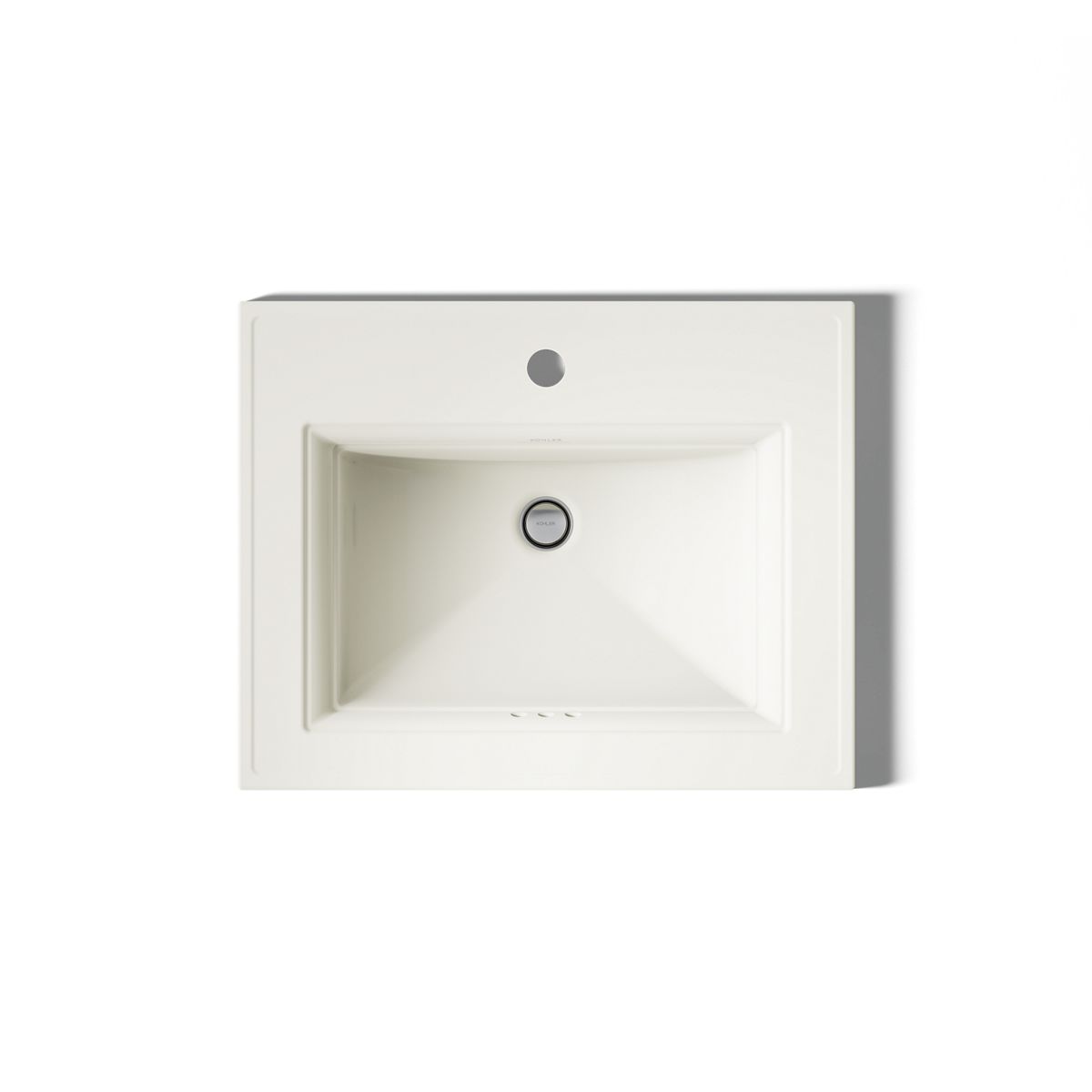 KOHLER Memoirs Stately 22-3/4" rectangular drop-in bathroom sink