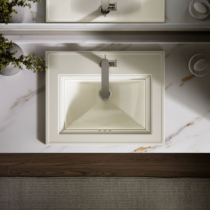 KOHLER Memoirs Stately 22-3/4" rectangular drop-in bathroom sink