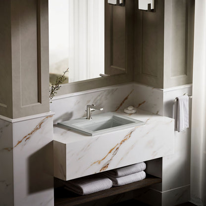 KOHLER Memoirs Stately 22-3/4" rectangular drop-in bathroom sink