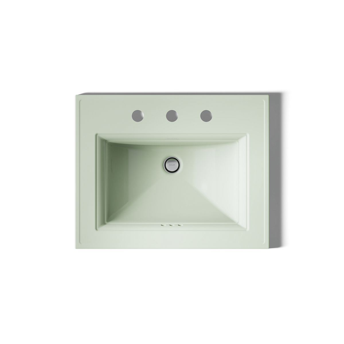 KOHLER Memoirs Stately 22-3/4" rectangular drop-in bathroom sink