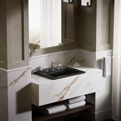 KOHLER Memoirs Stately 22-3/4" rectangular drop-in bathroom sink