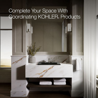 KOHLER Memoirs Stately 22-3/4" rectangular drop-in bathroom sink