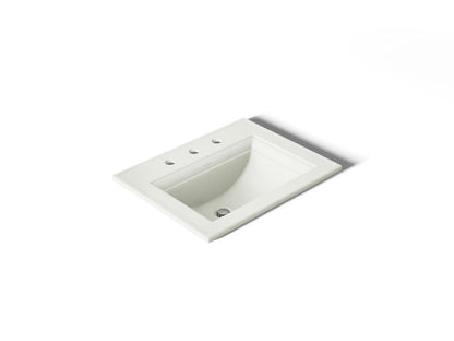 KOHLER Memoirs Stately 22-3/4" rectangular drop-in bathroom sink