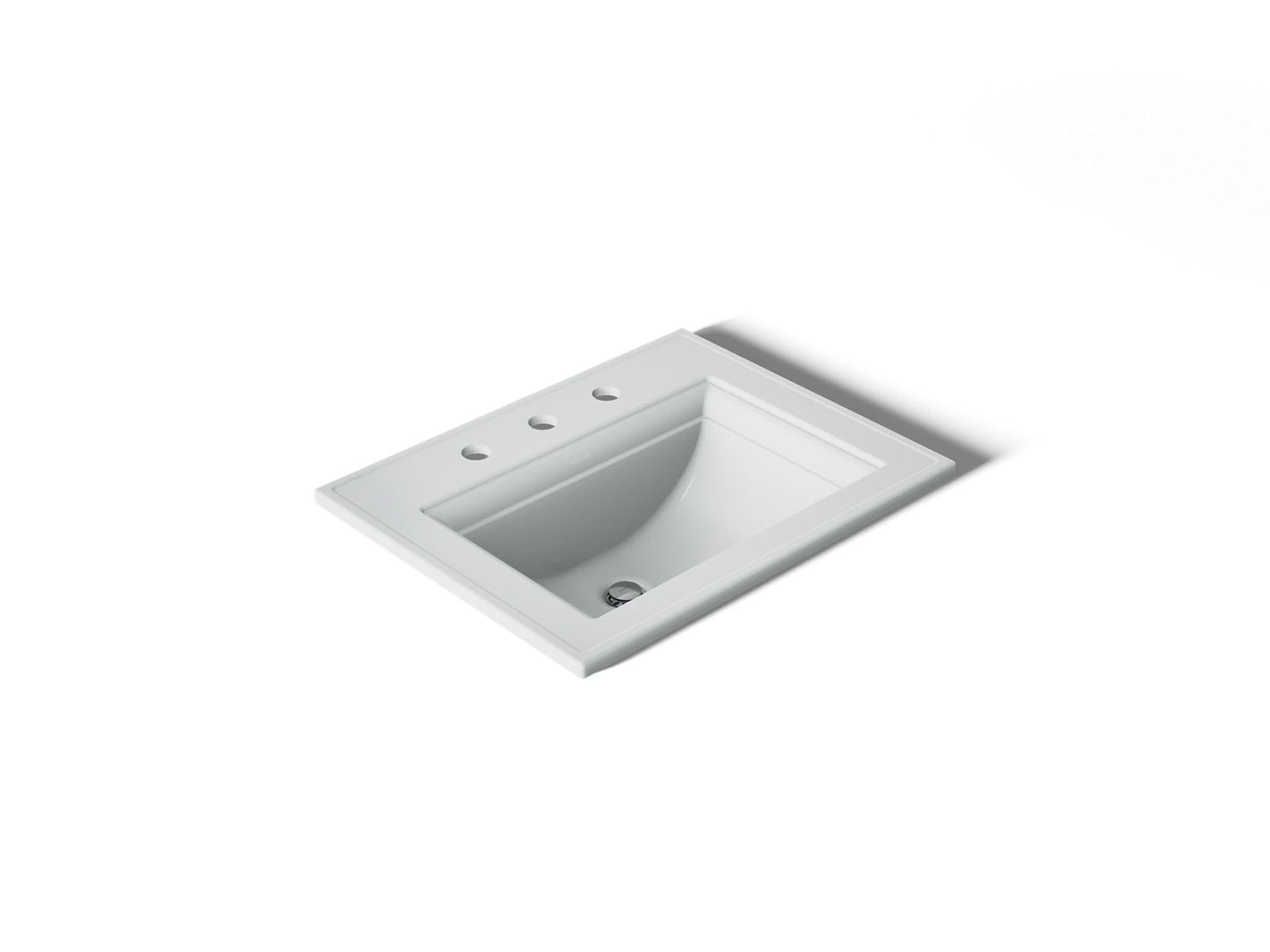 KOHLER Memoirs Stately 22-3/4" rectangular drop-in bathroom sink