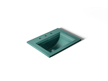 KOHLER Memoirs Stately 22-3/4" rectangular drop-in bathroom sink