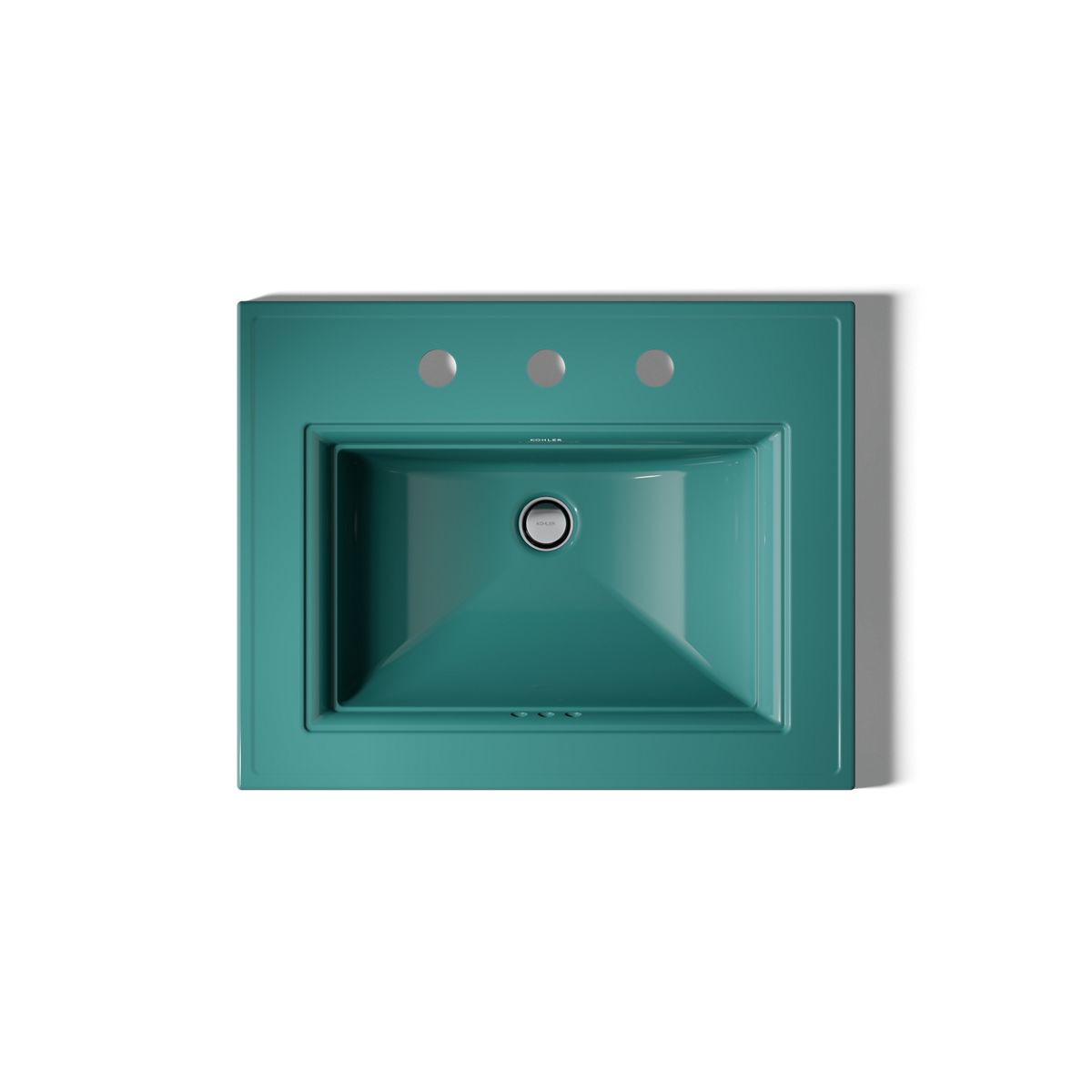 KOHLER Memoirs Stately 22-3/4" rectangular drop-in bathroom sink