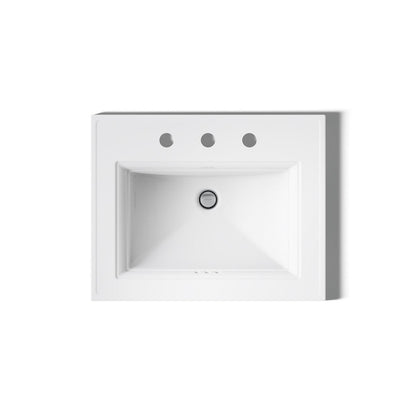 KOHLER Memoirs Stately 22-3/4" rectangular drop-in bathroom sink
