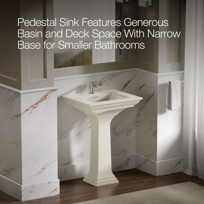 KOHLER 2344-1 Memoirs Stately 24-1/2" pedestal bathroom sink