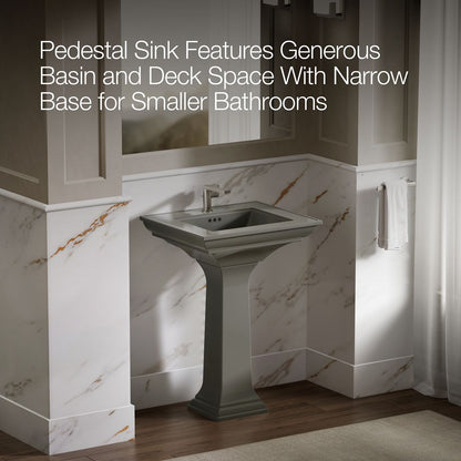 KOHLER 2344-1 Memoirs Stately 24-1/2" pedestal bathroom sink