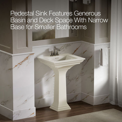KOHLER 2344-4 Memoirs Stately 24-1/2" pedestal bathroom sink