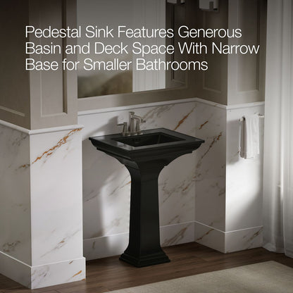 KOHLER 2344-4 Memoirs Stately 24-1/2" pedestal bathroom sink