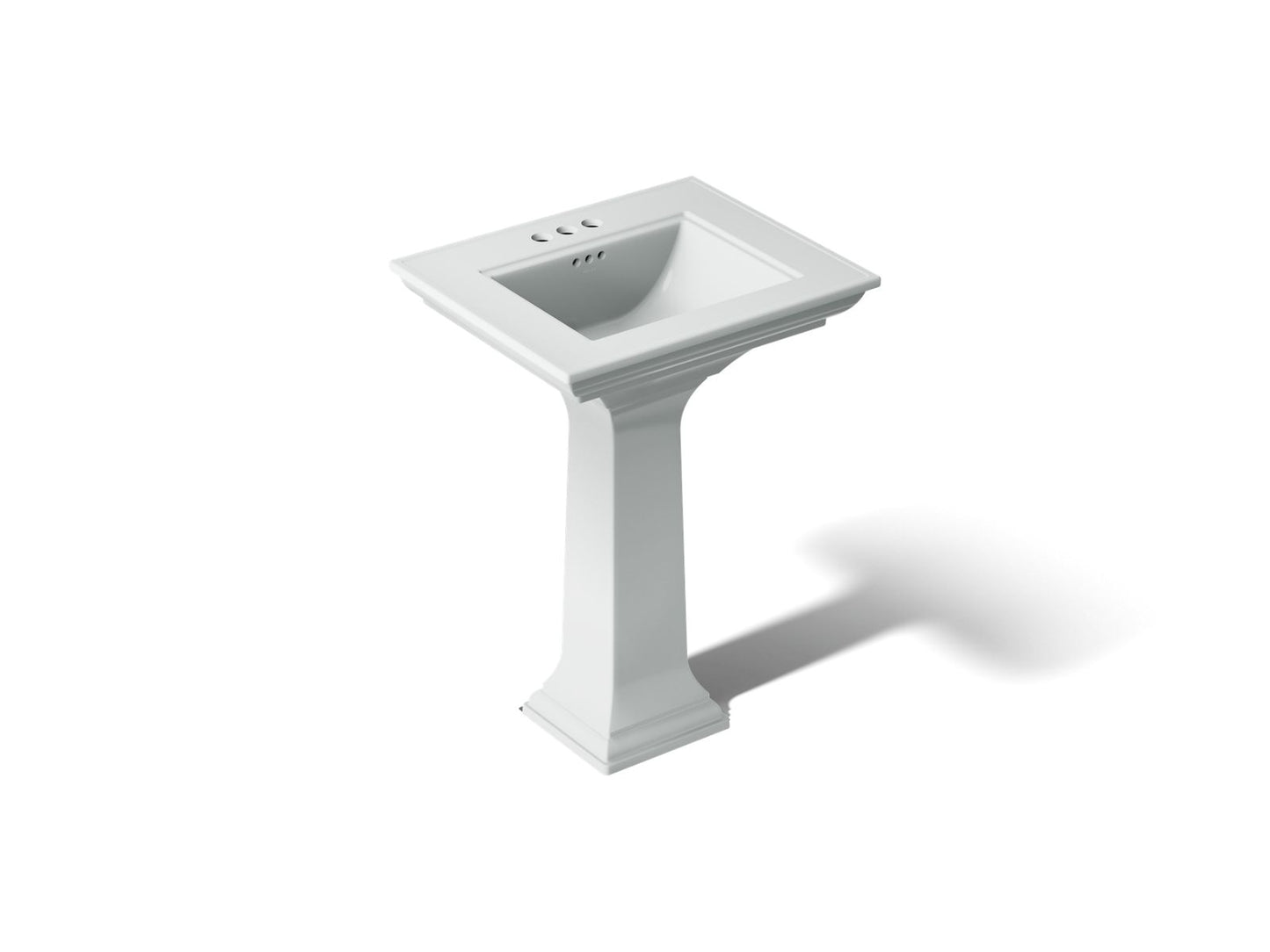 KOHLER 2344-4 Memoirs Stately 24-1/2" pedestal bathroom sink