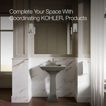 KOHLER 2344-4 Memoirs Stately 24-1/2" pedestal bathroom sink