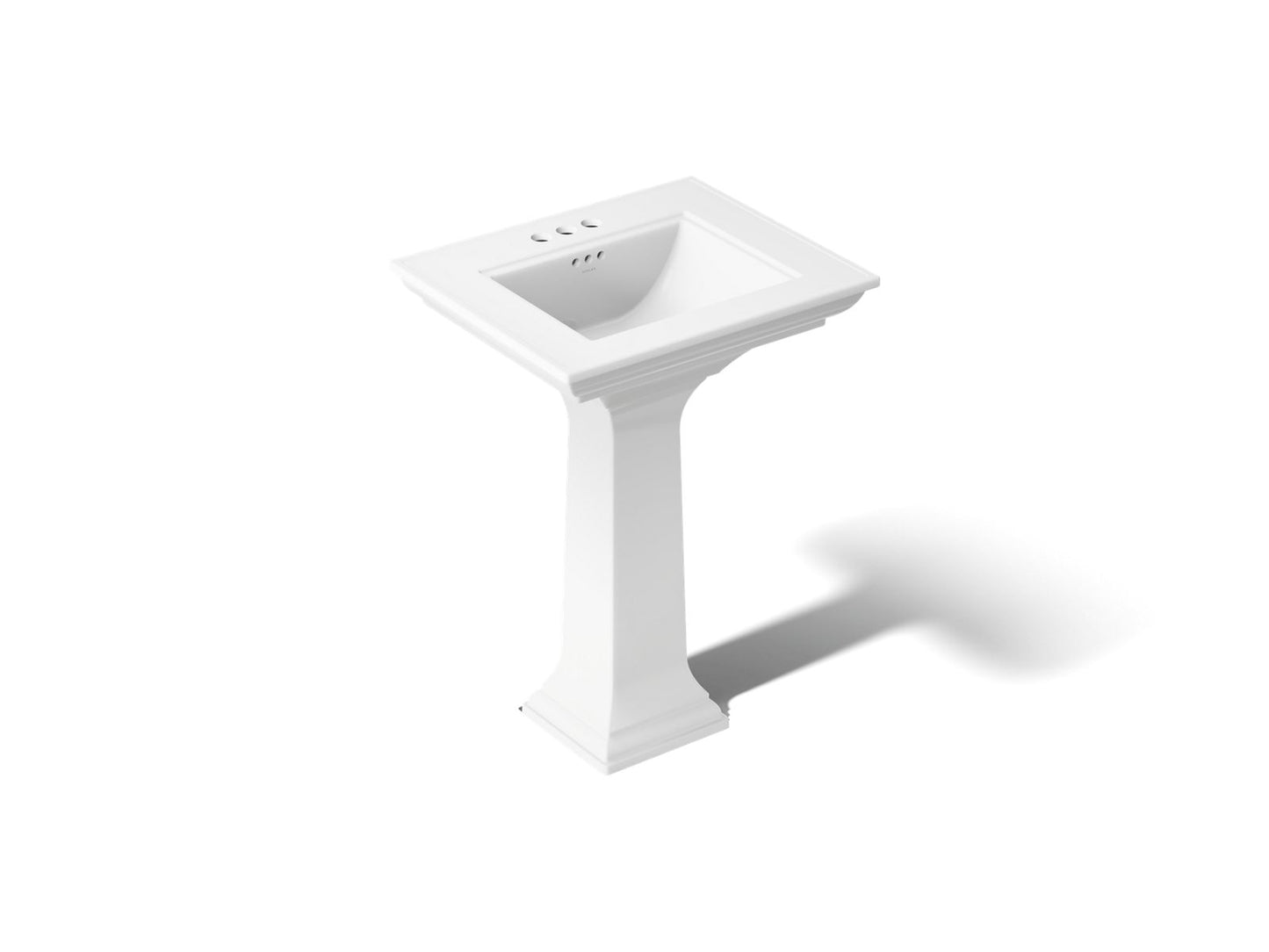 KOHLER 2344-4 Memoirs Stately 24-1/2" pedestal bathroom sink