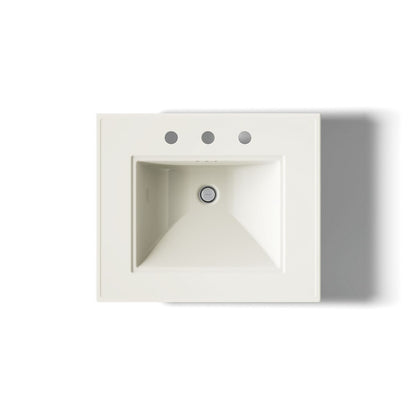 KOHLER Memoirs Stately Pedestal Sink Combination with 8" Widespread in White (K-2344-8-0) - Biscuit