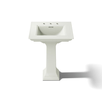 KOHLER Memoirs Stately Pedestal Sink Combination with 8" Widespread in White (K-2344-8-0) - Dune