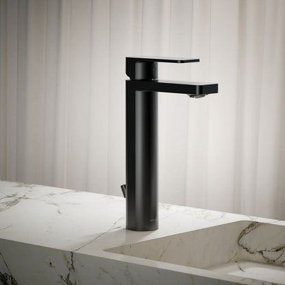 KOHLER K-23475-4N Parallel Tall single-handle bathroom sink faucet, 0.5 gpm