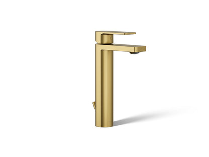 KOHLER K-23475-4N Parallel Tall single-handle bathroom sink faucet, 0.5 gpm