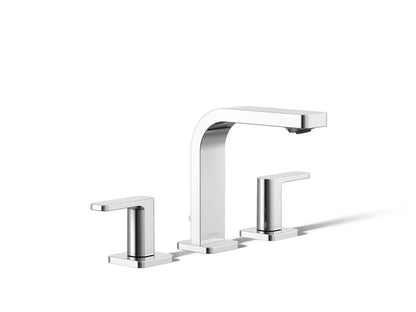 KOHLER K-23484-4K Parallel Widespread bathroom sink faucet, 1.0 gpm