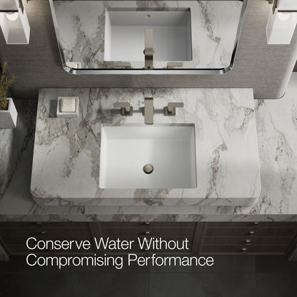 KOHLER K-23484-4N Parallel Widespread bathroom sink faucet, 0.5 gpm