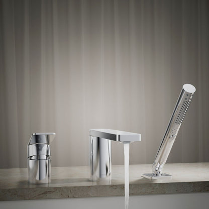 KOHLER K-23488-4 Parallel Deck-mount bath faucet with handshower