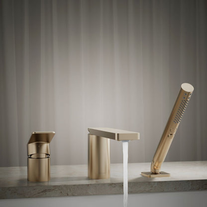 KOHLER K-23488-4 Parallel Deck-mount bath faucet with handshower