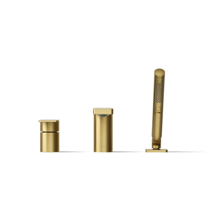 KOHLER K-23488-4 Parallel Deck-mount bath faucet with handshower